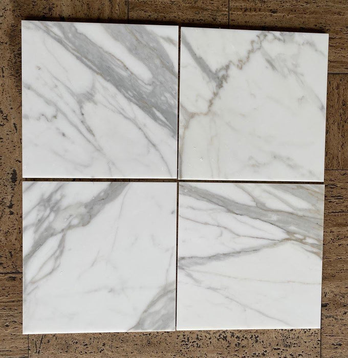 Calacatta Gold Extra Marble Tile - Polished