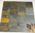 California Gold Slate Tile - 12" x 12" Natural Cleft Face with Gauged Back