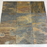 California Gold Slate Tile - 16" x 16 Natural Cleft Face, Gauged Back