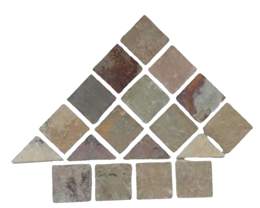 Camel Slate Tile Tumbled 1
