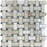 Cappuccino Polished Marble Mosaic - 1" x 2" Basket Weave