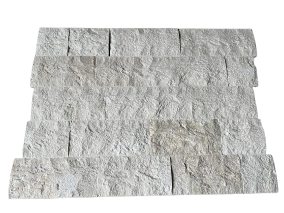 Cardinal Beige Limestone 4x4 Ledgestone Split Face 1