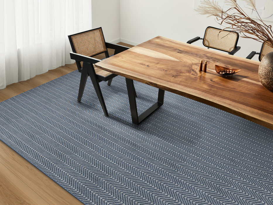 Carlton Wool Blend Navy 73021 Carpet Textured 3