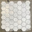 Polished  Carrara Venatino Marble Mosaic - 2" Hexagon