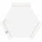 Avant Hexagon Porcelain Carrara Tile Matte 1