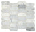 Carrara White Marble Mosaic - 2" x 4" Elongated Hexagon