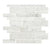 Carrara White Marble Mosaic - 1" x Random