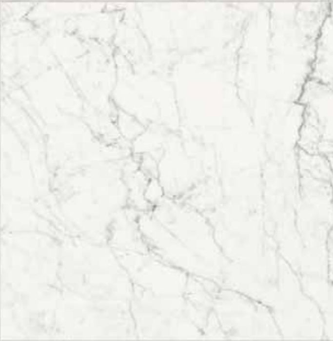 Full Tile Sample - Antique Marble Carrara Ghost Porcelain Tile - 12" x 24" x 3/8" Polished