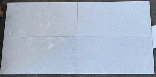 Carrara Grey Sandblasted Marble Tile - 12" x 24" x 3/8" 2