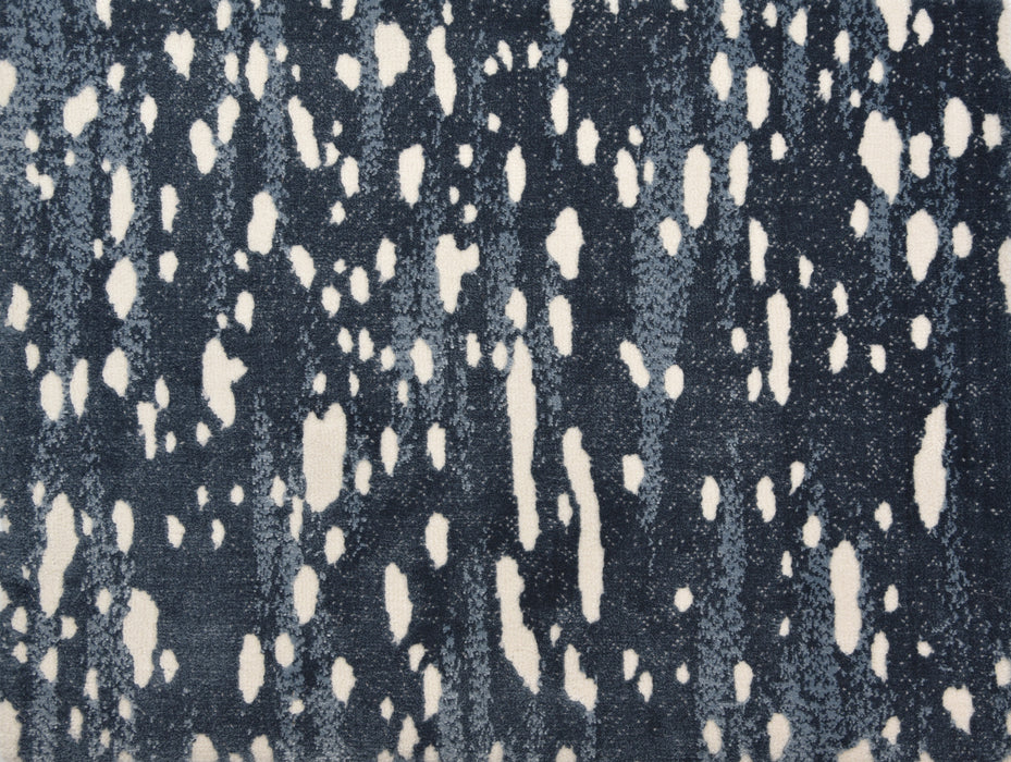 Cece Polypropylene & Polysilk Midnight Blue 35241 Carpet Textured 1