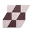 Full Tile Sample - Cement Derby Aubergine Quartz Cement Tile - 5" x 6" x 5/8" Matte