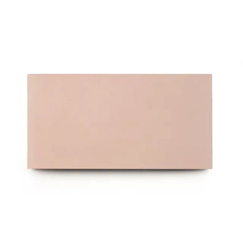 Full Tile Sample - Cement Jaipur Pink Cement Tile - 4" x 8" x 5/8" Matte