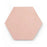Full Tile Sample - Cement Jaipur Pink Cement Tile - 8" x 9" Hexagon x 5/8" Matte