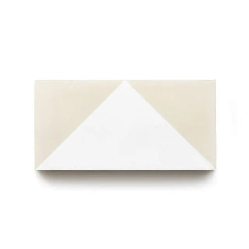 Full Tile Sample - Cement Press Play Cement Tile - 4" x 8" x 5/8" Matte