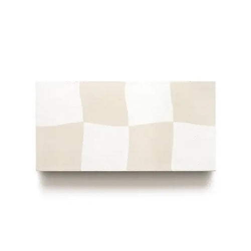 Full Tile Sample - Cement Reality Check Bone Cement Tile - 4" x 8" x 5/8" Matte