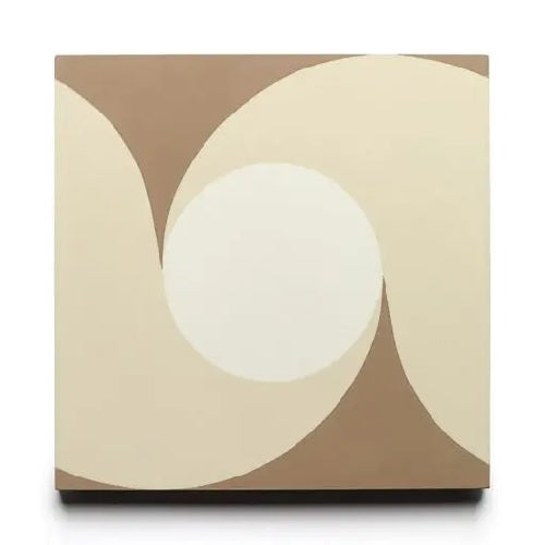 Full Tile Sample - Cement San Juan Taupe Cement Tile - 8" x 8" x 5/8" Matte