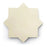 Full Tile Sample - Cement Star & Cross Bone Cement Tile - 6" x 6" x 5/8" Matte