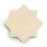 Full Tile Sample - Cement Star & Cross Dune Cement Tile - 6" x 6" x 5/8" Matte