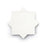 Full Tile Sample - Cement Star & Cross White Cement Tile - 6" x 6" x 5/8" Matte