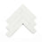 Full Tile Sample - Cement White Cement Tile - 2" x 8" x 5/8" Matte