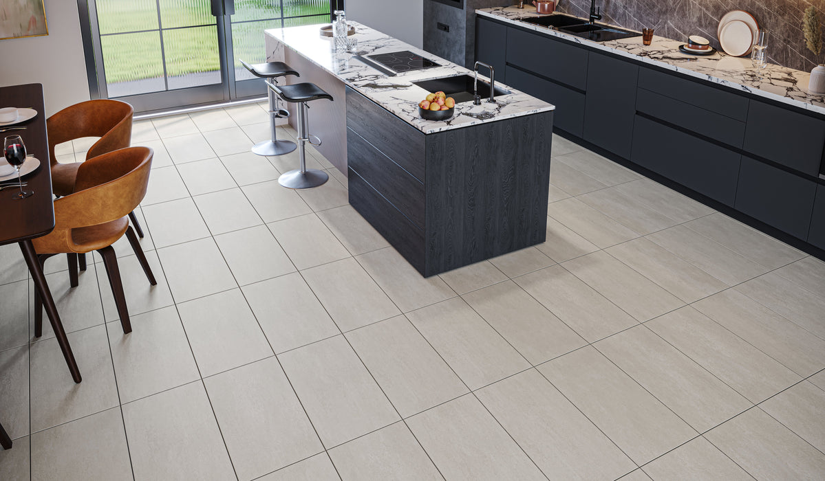 Concret Soft Ceramic Taupe Tile Matte 2