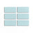 Full Tile Sample - Ceramic Agave Clay Tile - 2" x 4" x 3/4" Matte