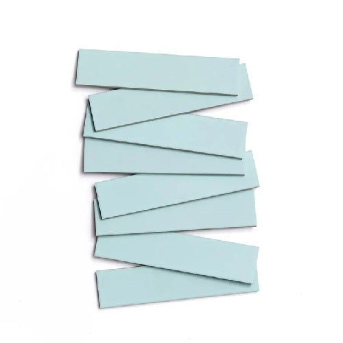 Full Tile Sample - Ceramic Agave Clay Tile - 2" x 8" x 3/4" Matte
