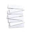 Full Tile Sample - Ceramic Alpha White Clay Tile - 2" x 8" x 3/4" Satin