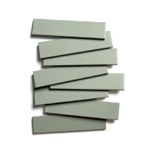 Full Tile Sample - Ceramic Balsam Clay Tile - 2" x 8" x 3/4" Matte
