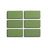 Full Tile Sample - Ceramic Bonsai Clay Tile - 2" x 4" x 3/4" Satin