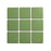 Full Tile Sample - Ceramic Bonsai Clay Tile - 4" x 4" x 3/4" Satin