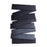 Full Tile Sample - Ceramic Cosmic Black Clay Tile - 2" x 8" x 3/4" Satin