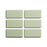 Full Tile Sample - Ceramic Cypress Clay Tile - 2" x 4" x 3/4" Gloss
