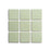 Full Tile Sample - Ceramic Cypress Clay Tile - 4" x 4" x 3/4" Gloss