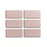 Full Tile Sample - Ceramic Field Thistle Clay Tile - 2" x 4" x 3/4" Satin