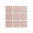 Full Tile Sample - Ceramic Field Thistle Clay Tile - 4" x 4" x 3/4" Satin