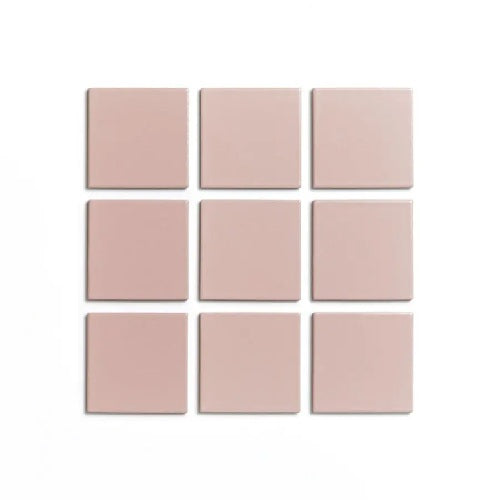 Full Tile Sample - Ceramic Field Thistle Clay Tile - 4" x 4" x 3/4" Satin