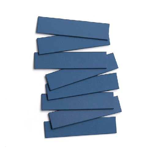 Full Tile Sample - Ceramic Iconic Blue Clay Tile - 2" x 8" x 3/4" Matte