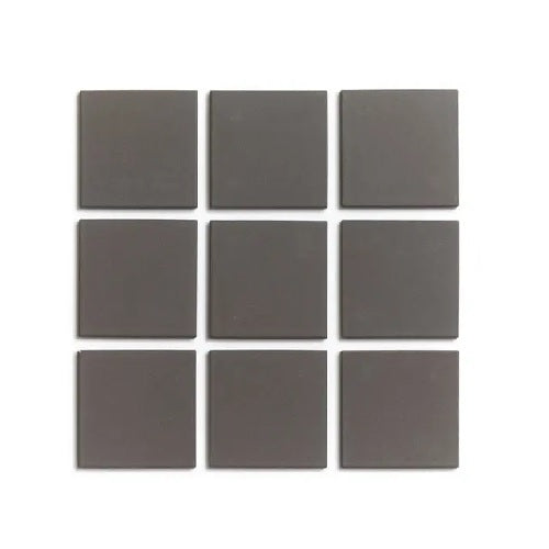 Full Tile Sample - Ceramic Ironwood Clay Tile - 4" x 4" x 3/4" Matte