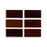 Full Tile Sample - Ceramic Molasses Clay Tile - 2" x 4" x 3/4" Satin