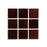 Full Tile Sample - Ceramic Molasses Clay Tile - 4" x 4" x 3/4" Satin