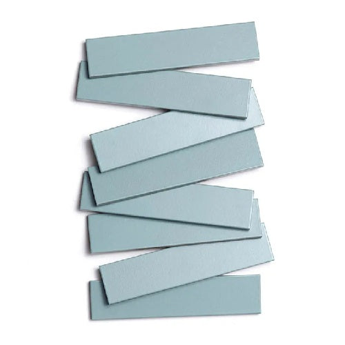 Full Tile Sample - Ceramic Moonlight Clay Tile - 2" x 8" x 3/4" Satin