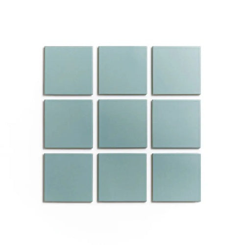 Full Tile Sample - Ceramic Moonlight Clay Tile - 4" x 4" x 3/4" Satin