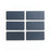 Full Tile Sample - Ceramic Pacific Blue Clay Tile - 2" x 4" x 3/4" Satin