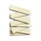 Full Tile Sample - Ceramic Pale Ochre Clay Tile - 2" x 8" x 3/4" Gloss
