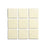 Full Tile Sample - Ceramic Pale Ochre Clay Tile - 4" x 4" x 3/4" Gloss