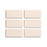 Full Tile Sample - Ceramic Peach Blossom Clay Tile - 2" x 4" x 3/4" Gloss
