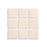 Full Tile Sample - Ceramic Peach Blossom Clay Tile - 4" x 4" x 3/4" Gloss