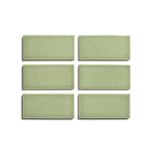 Full Tile Sample - Ceramic Ponderosa Clay Tile - 2" x 4" x 3/4" Matte