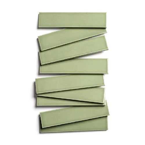 Full Tile Sample - Ceramic Ponderosa Clay Tile - 2" x 8" x 3/4" Matte